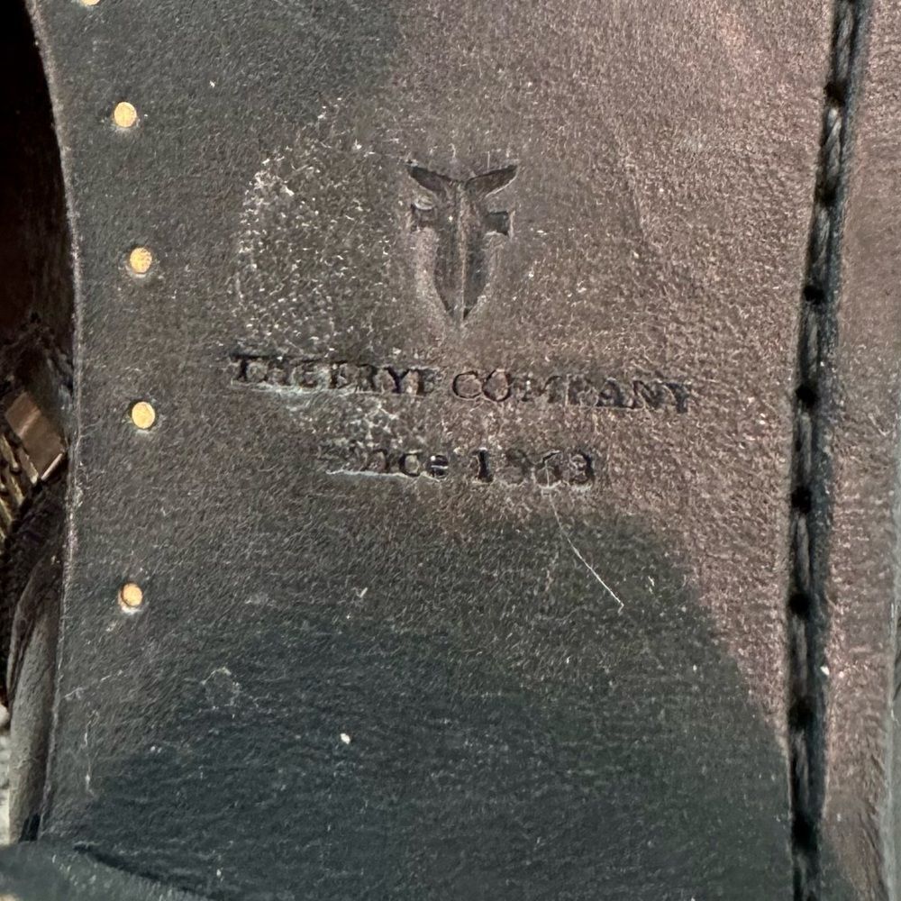 Frye Black Leather Ankle Boots women’s size 8 excellent condition - Picture 12 of 12